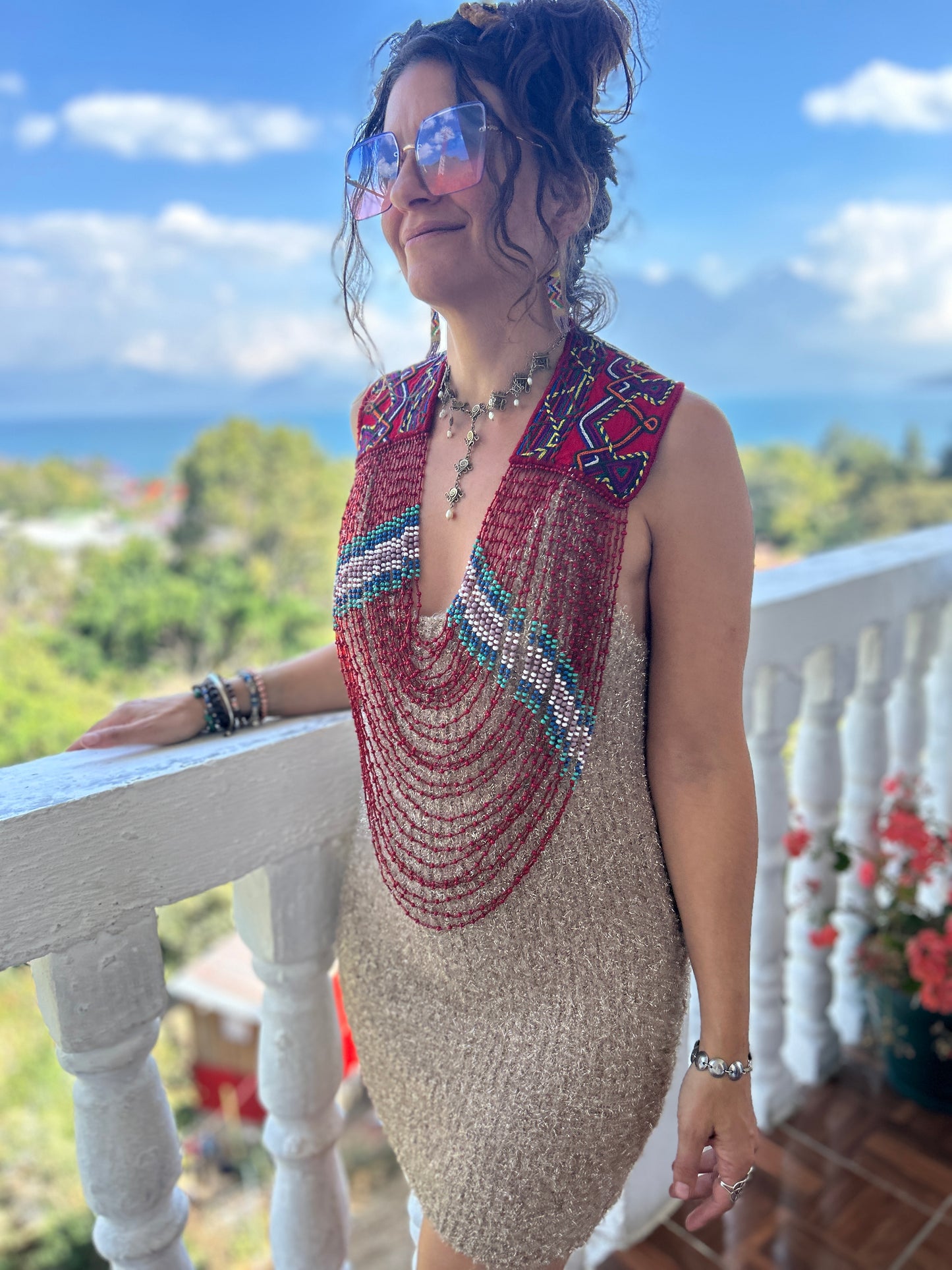 Beaded Goddess top