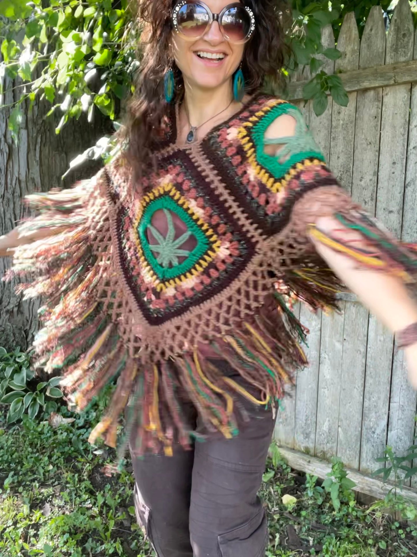 Mary Jane poncho size XS/S