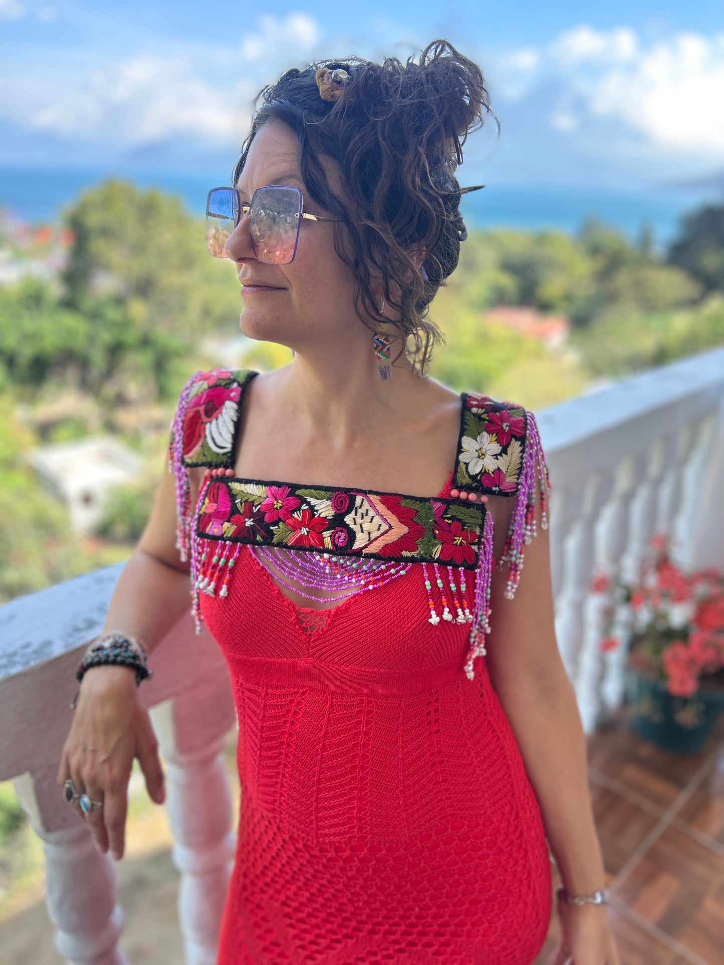 Beaded Goddess top