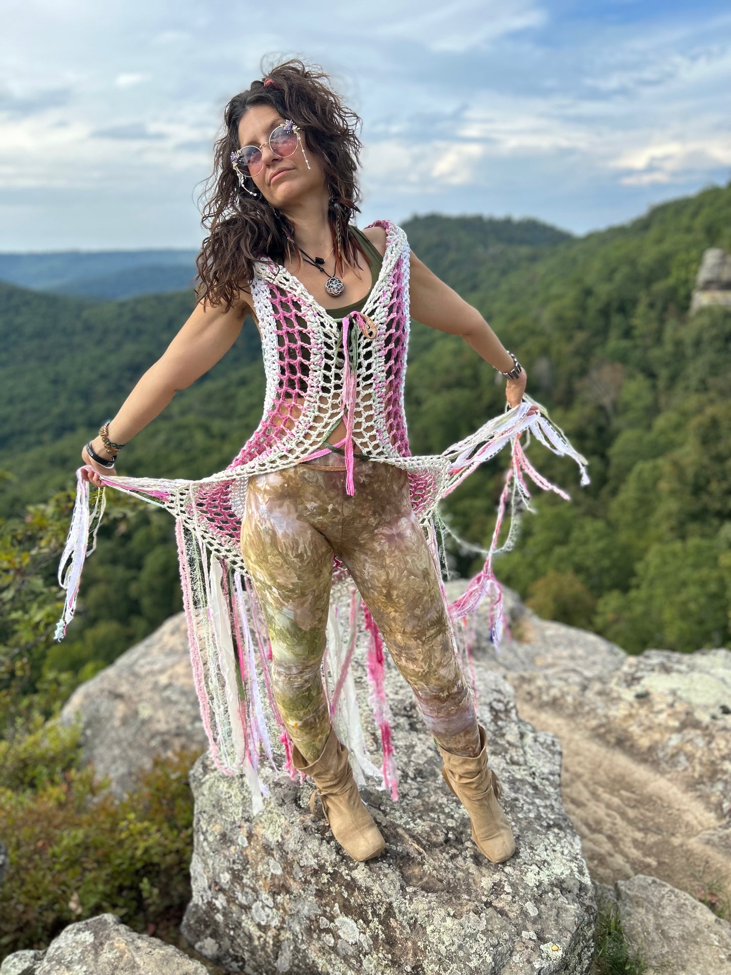 Pastel fairy fae vest