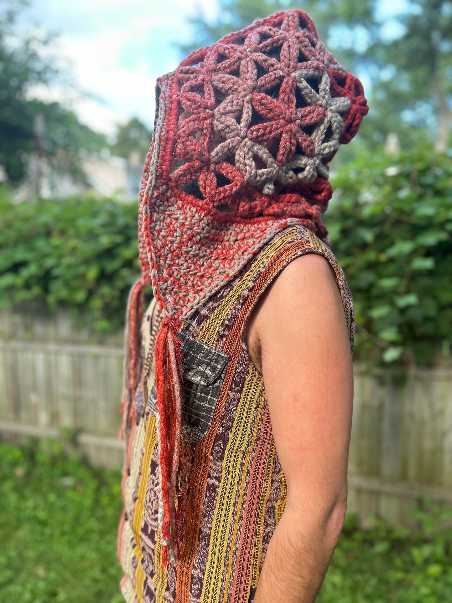 Flower of Life oversized hood