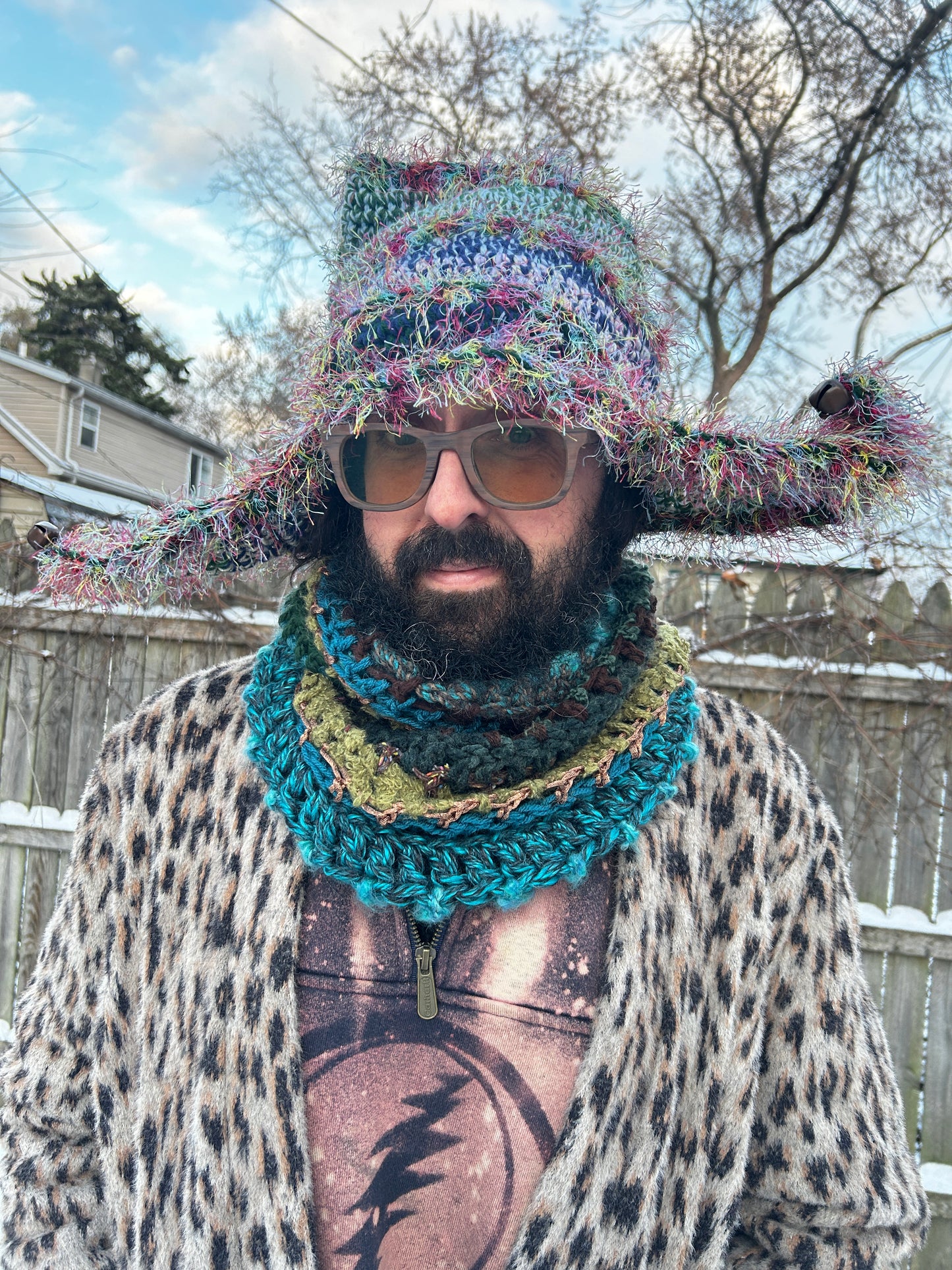 Crochet Jester hat