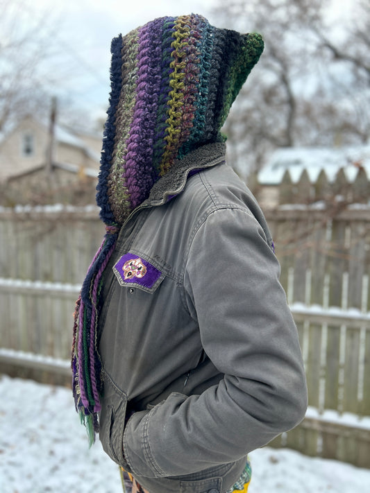 Multicolor Festie Hood