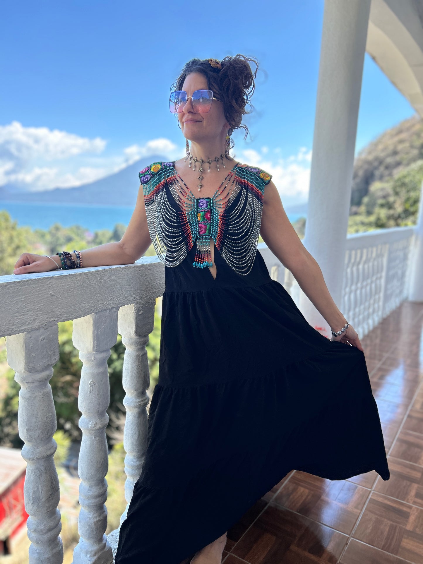 Beaded Goddess top