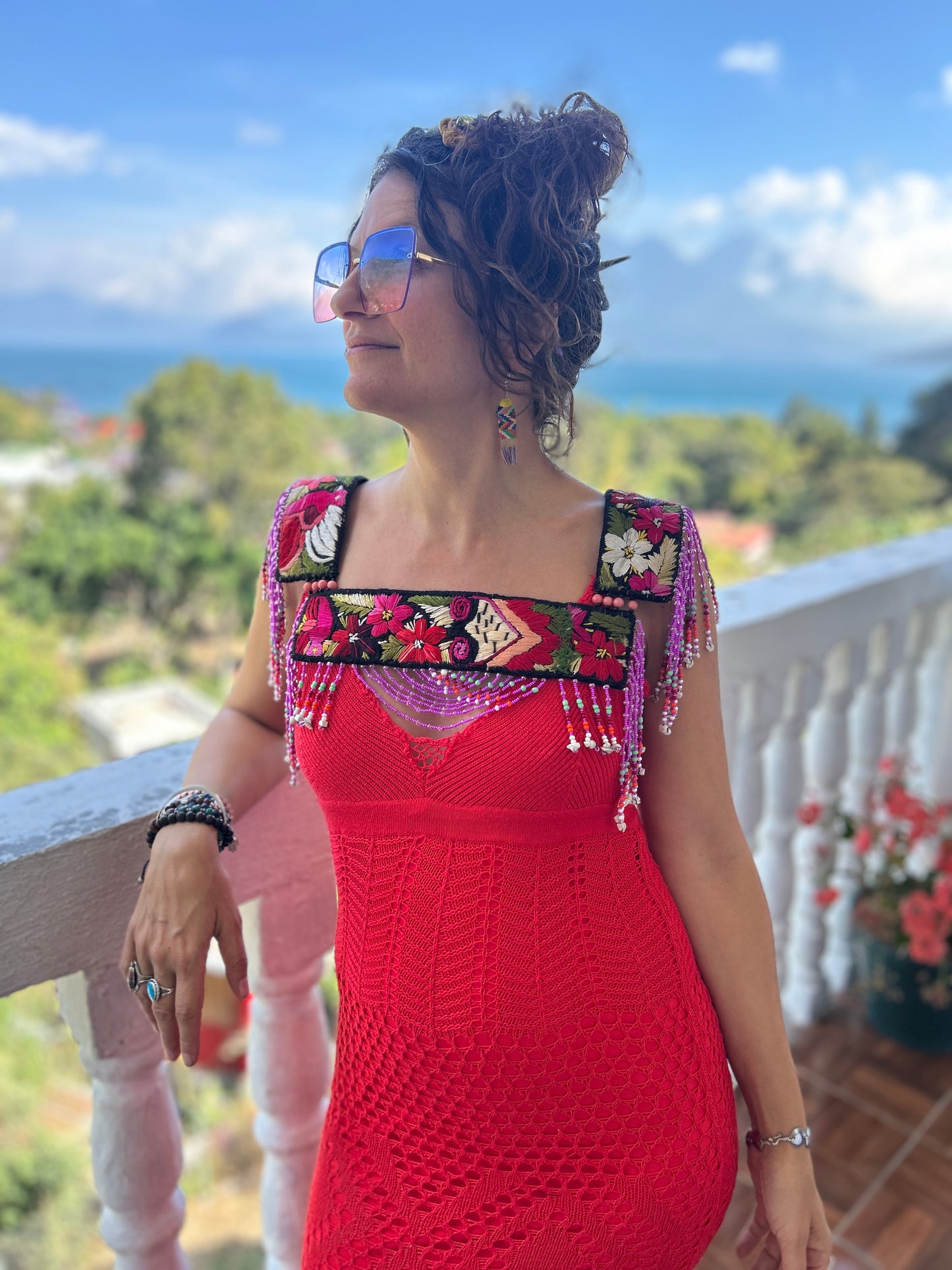 Beaded Goddess top