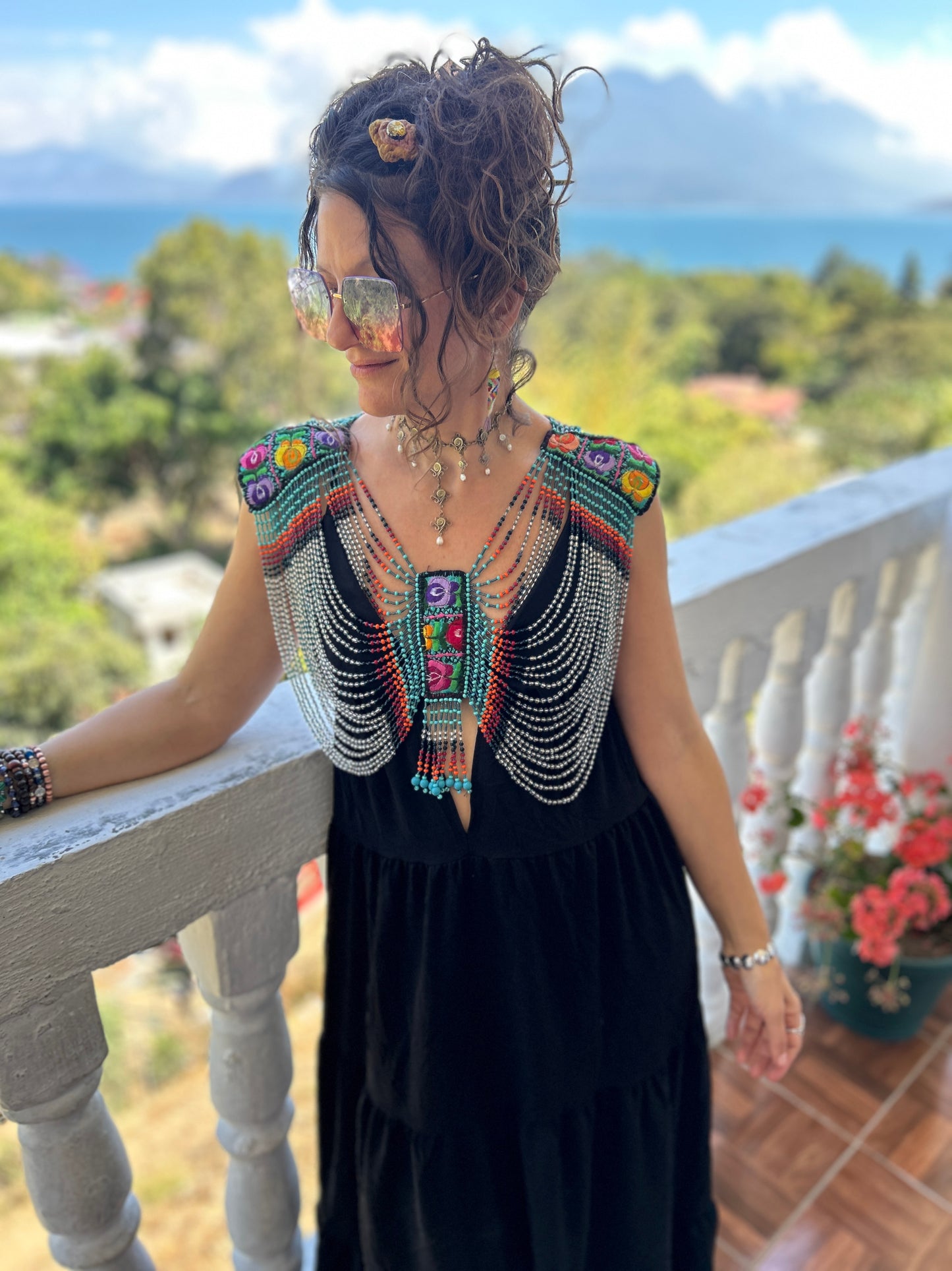 Beaded Goddess top