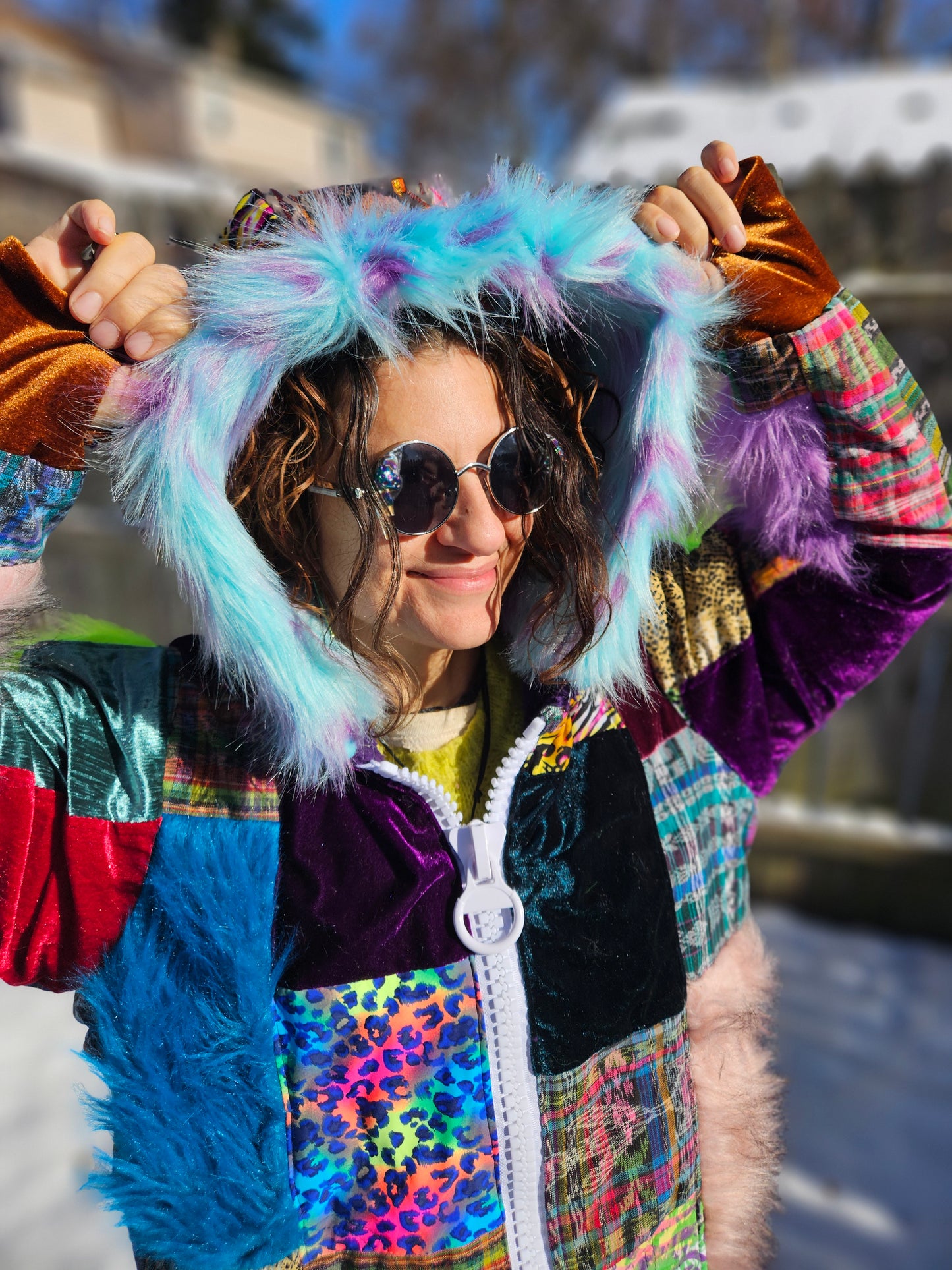 Patchwork Jacket - Artic Dancer