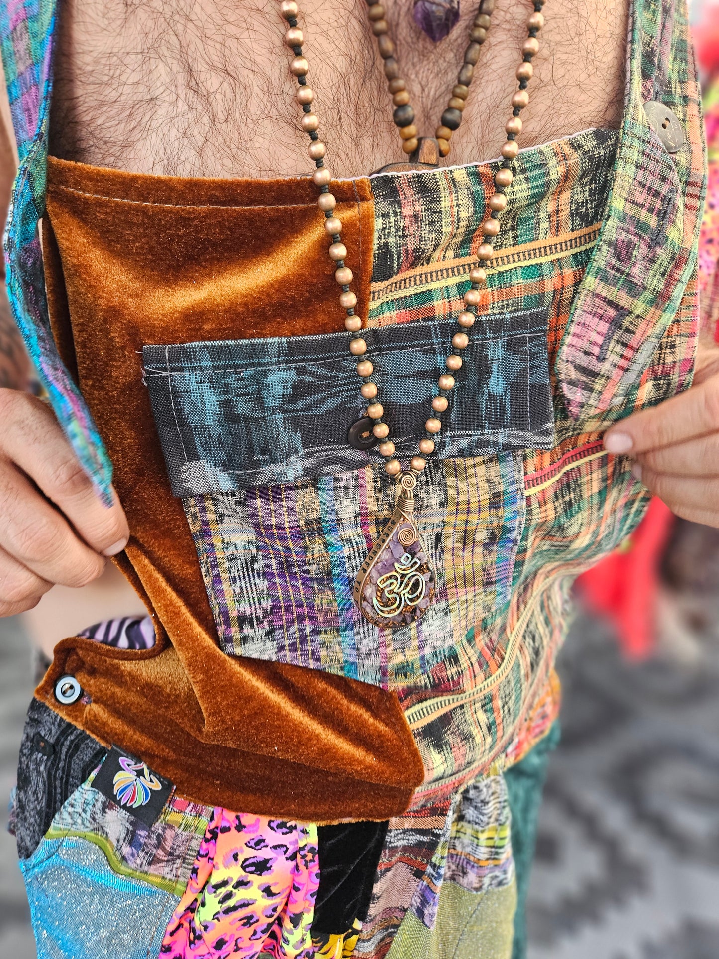 Patchwork Overalls
