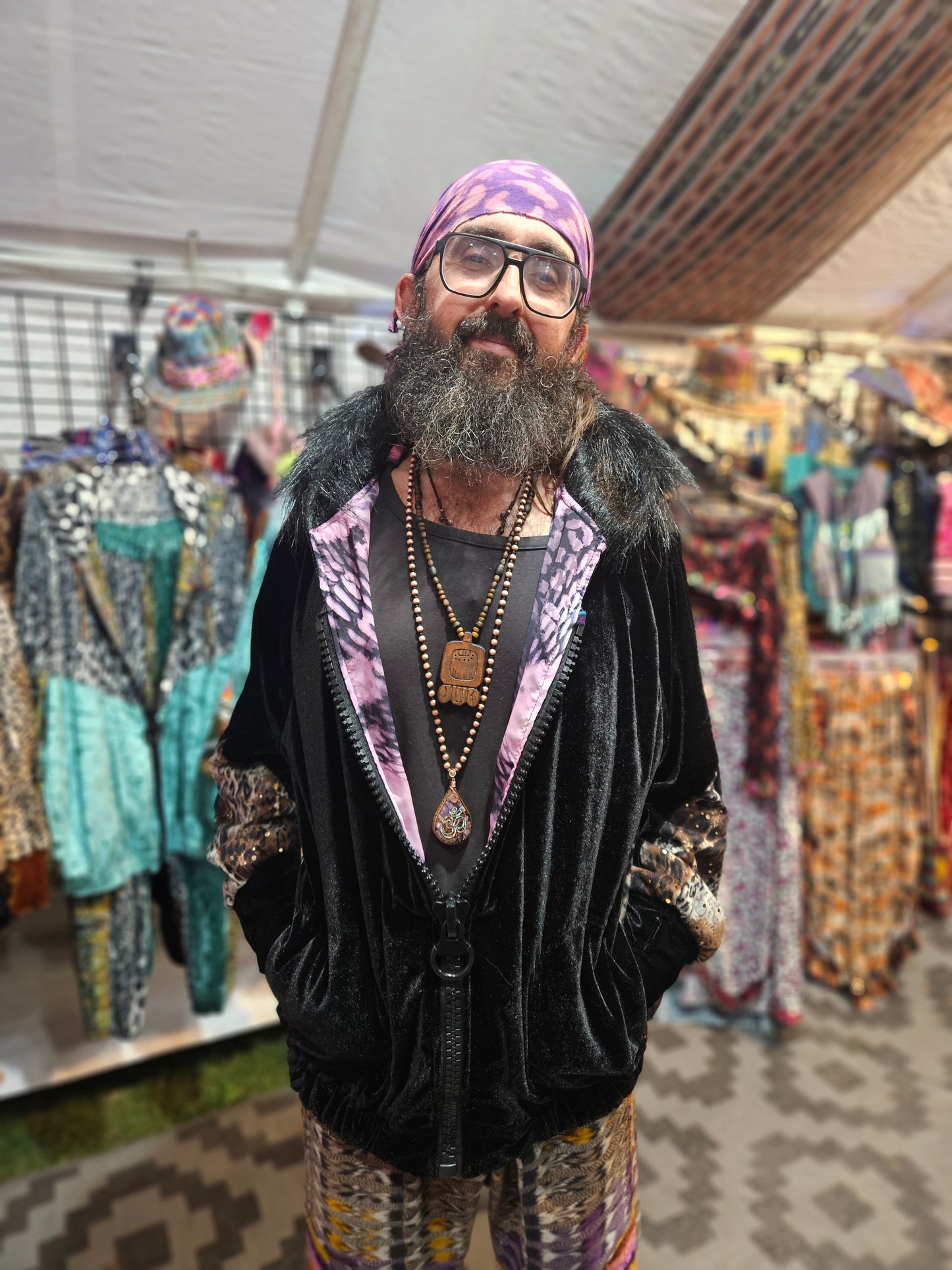 Flower of Life Jacket - Bass Shaman