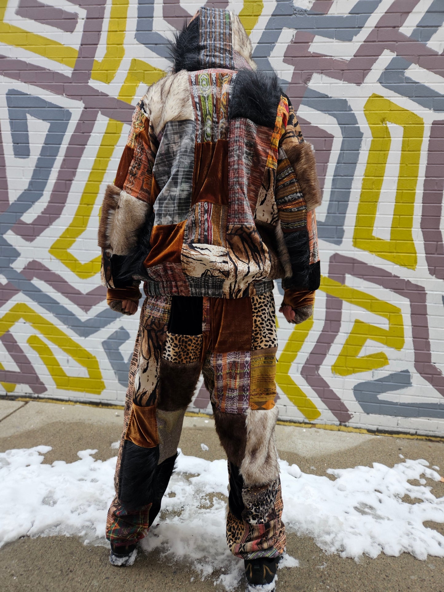 Patchwork Jacket - Vibe Wrangler