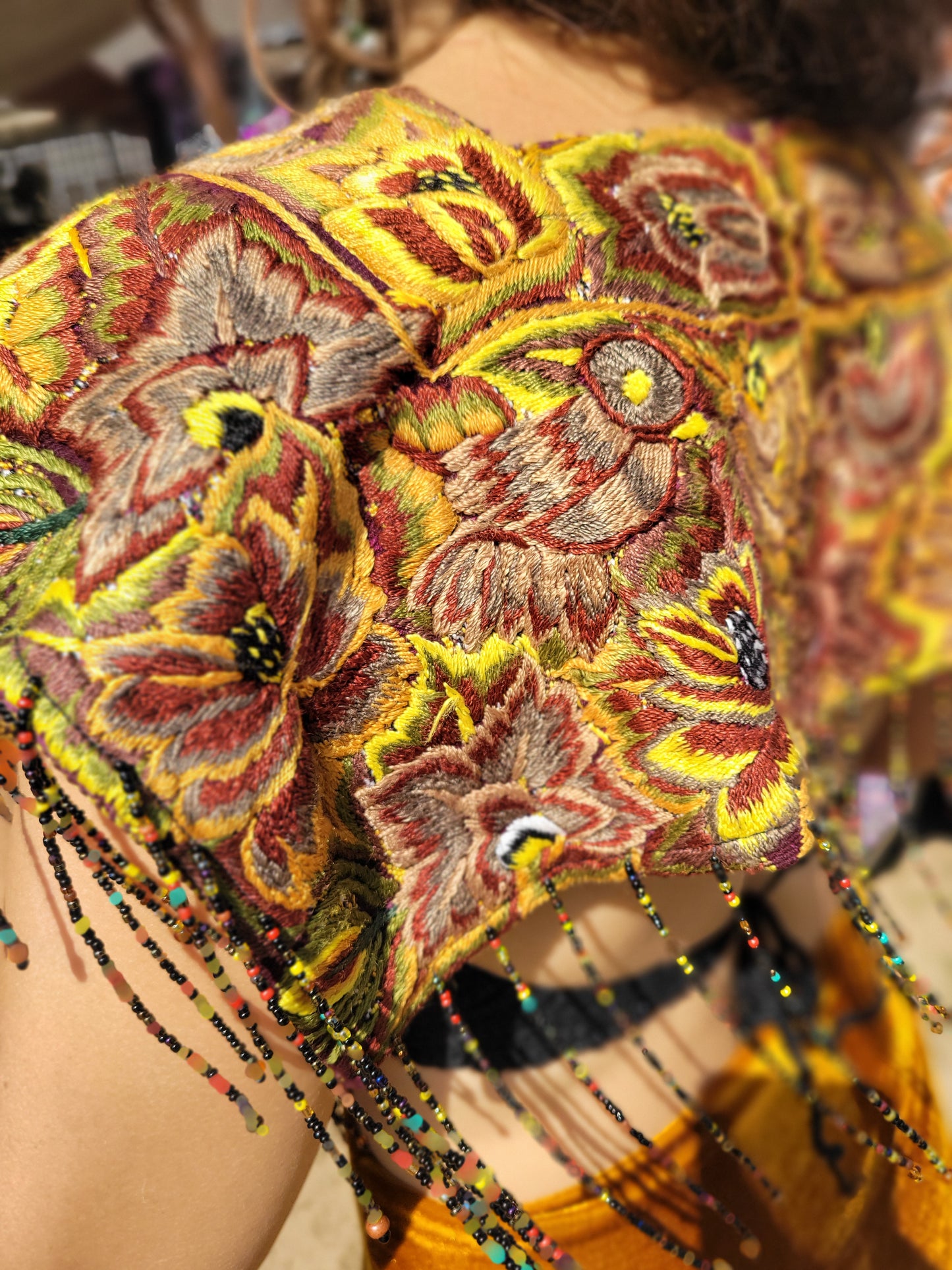 Beaded Goddess Top