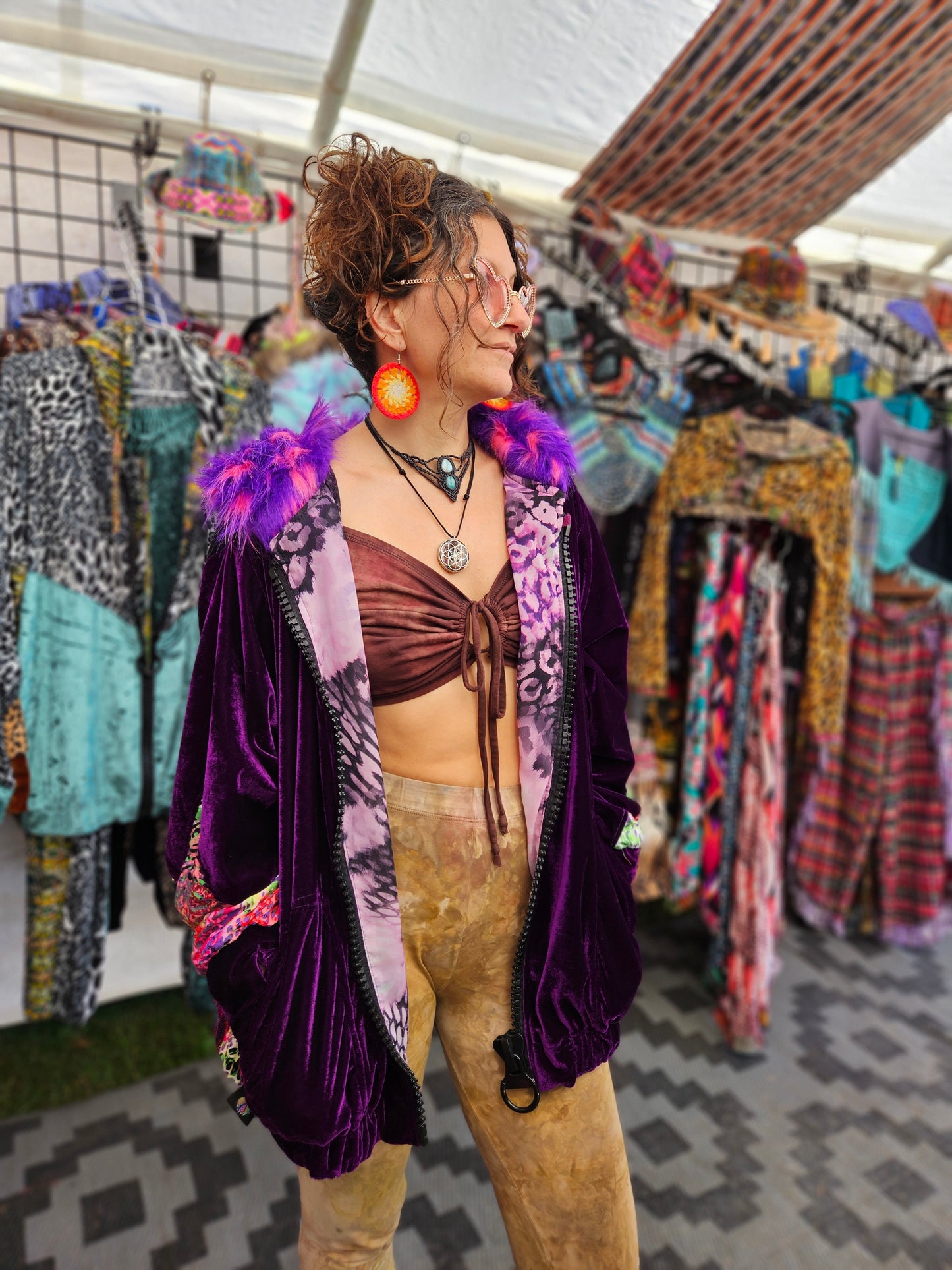 Flower of Life Jacket - Sunshine Royalty