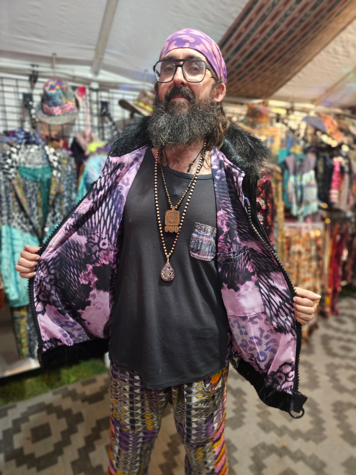 Flower of Life Jacket - Bass Shaman