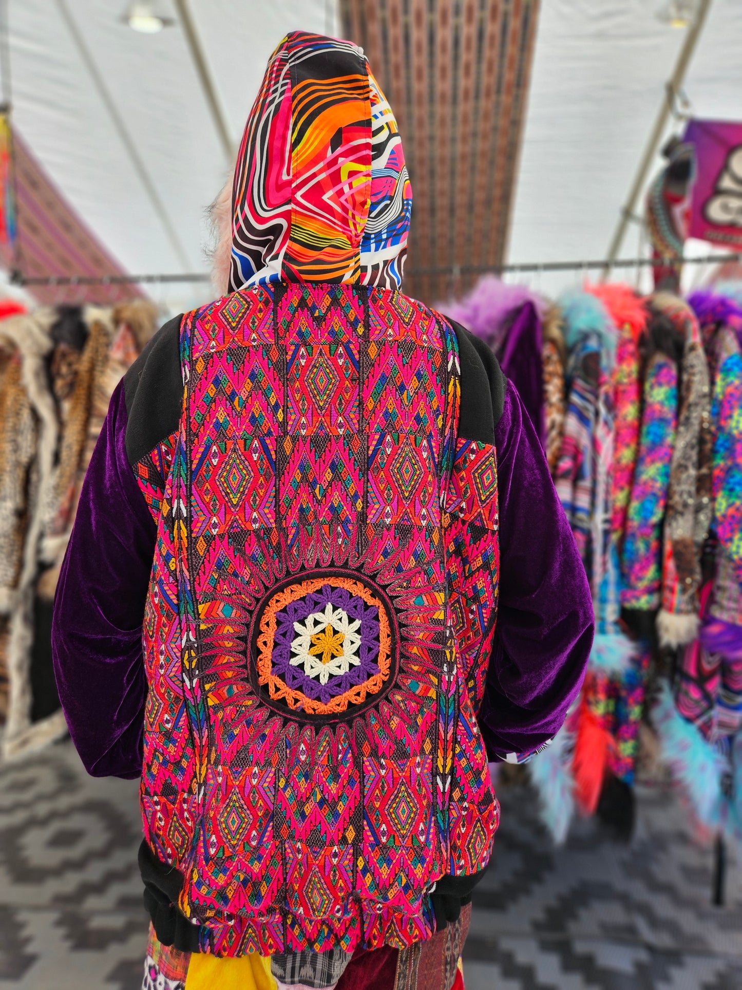 Flower of Life Jacket - Born to Vibe