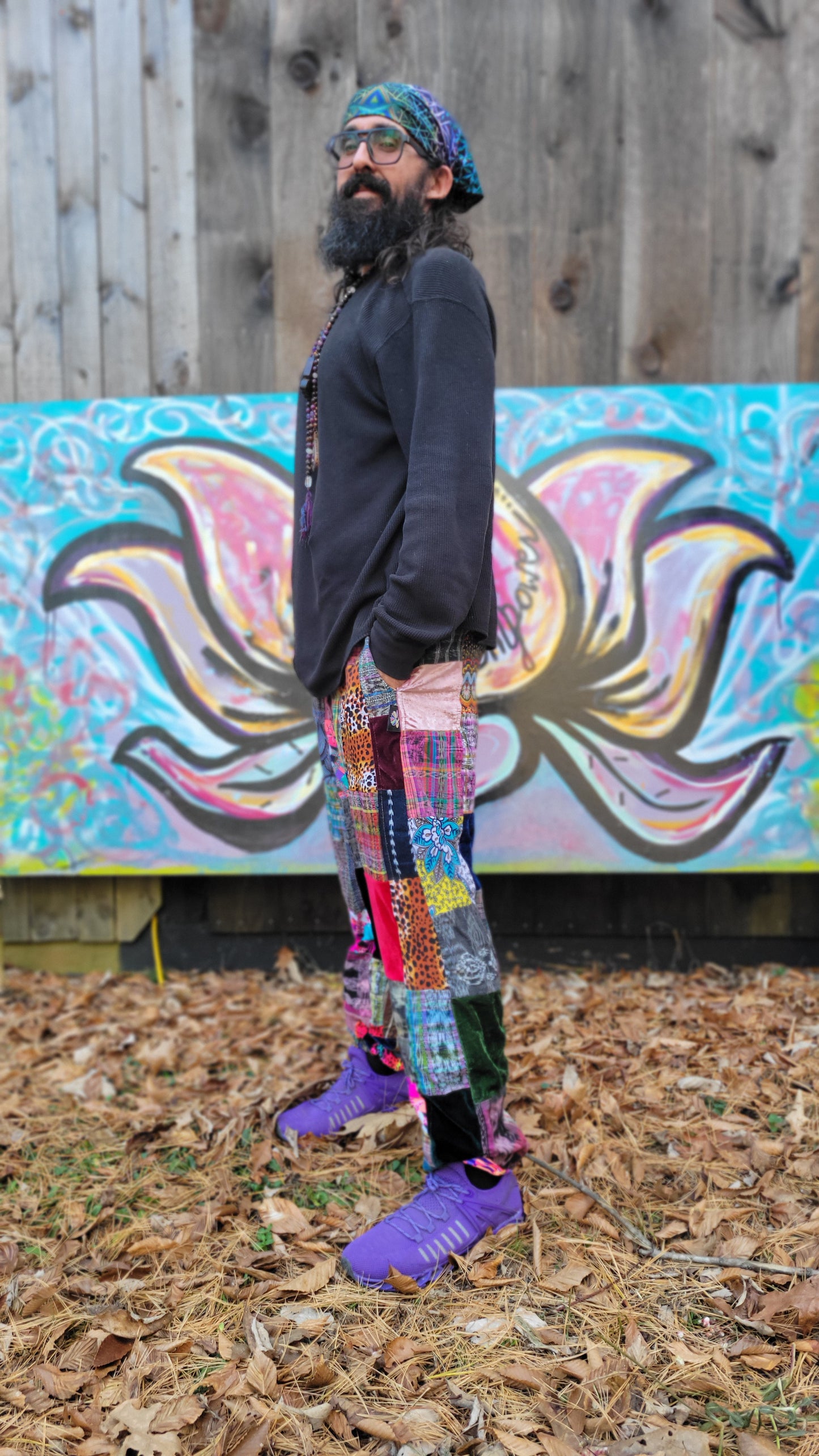 Patchwork Joggers
