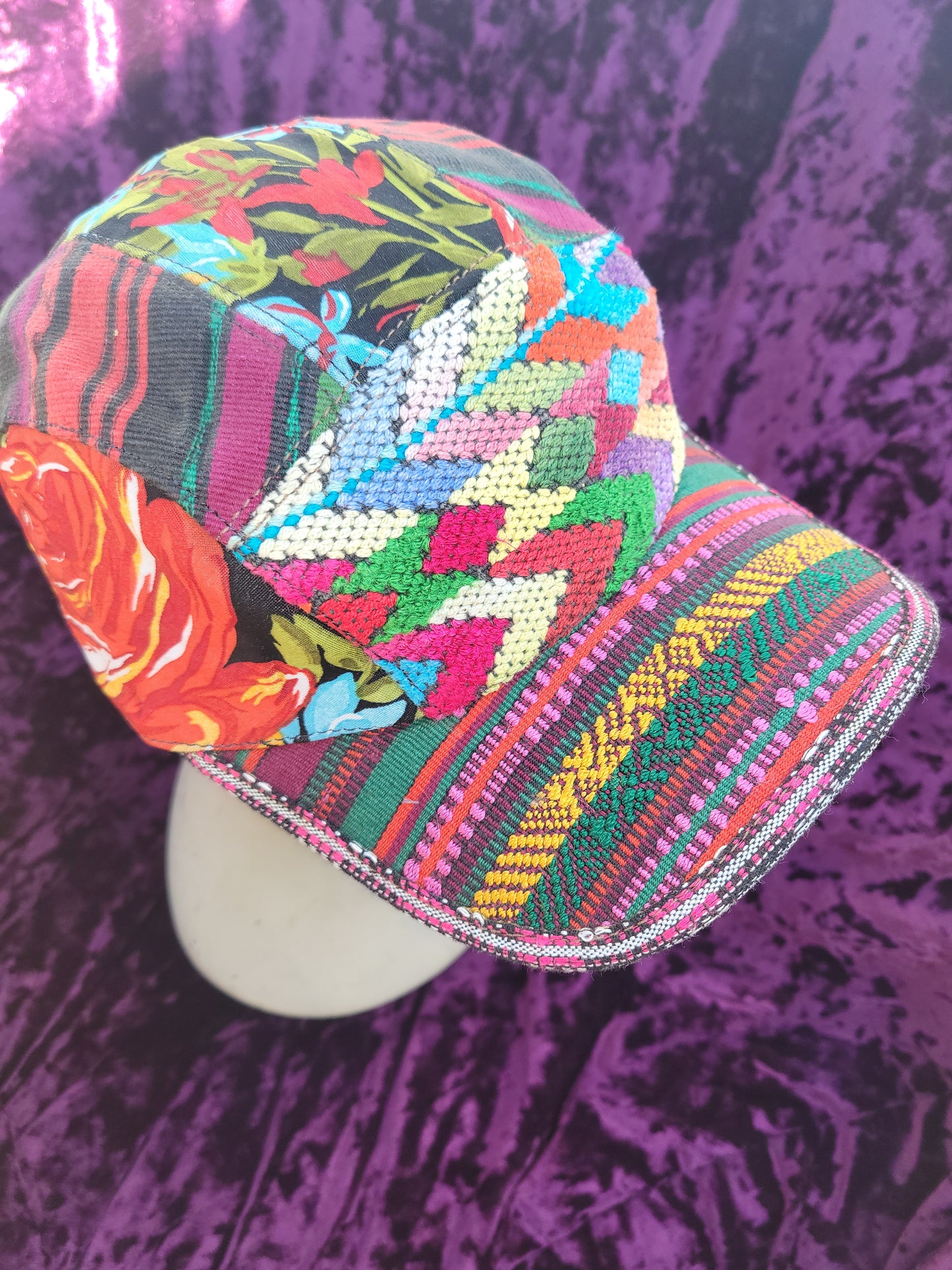 Six Panel Hat - Ramblin Rose