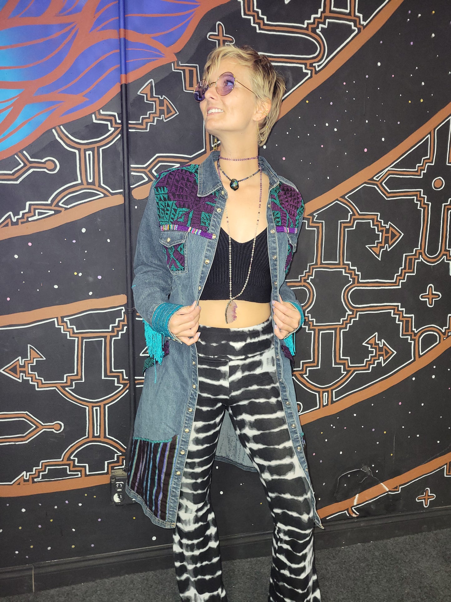 Denim Mayan Jacket