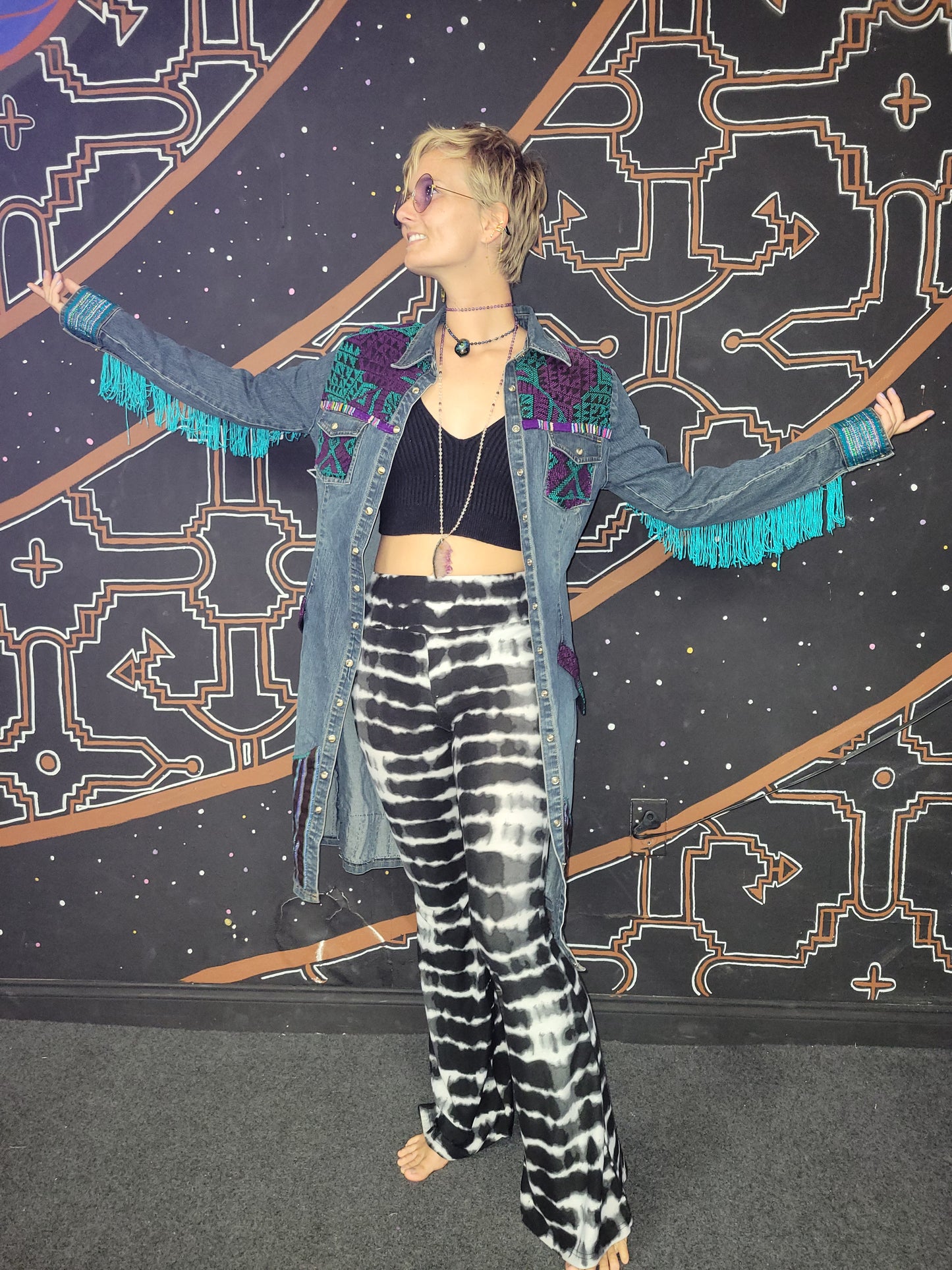 Denim Mayan Jacket