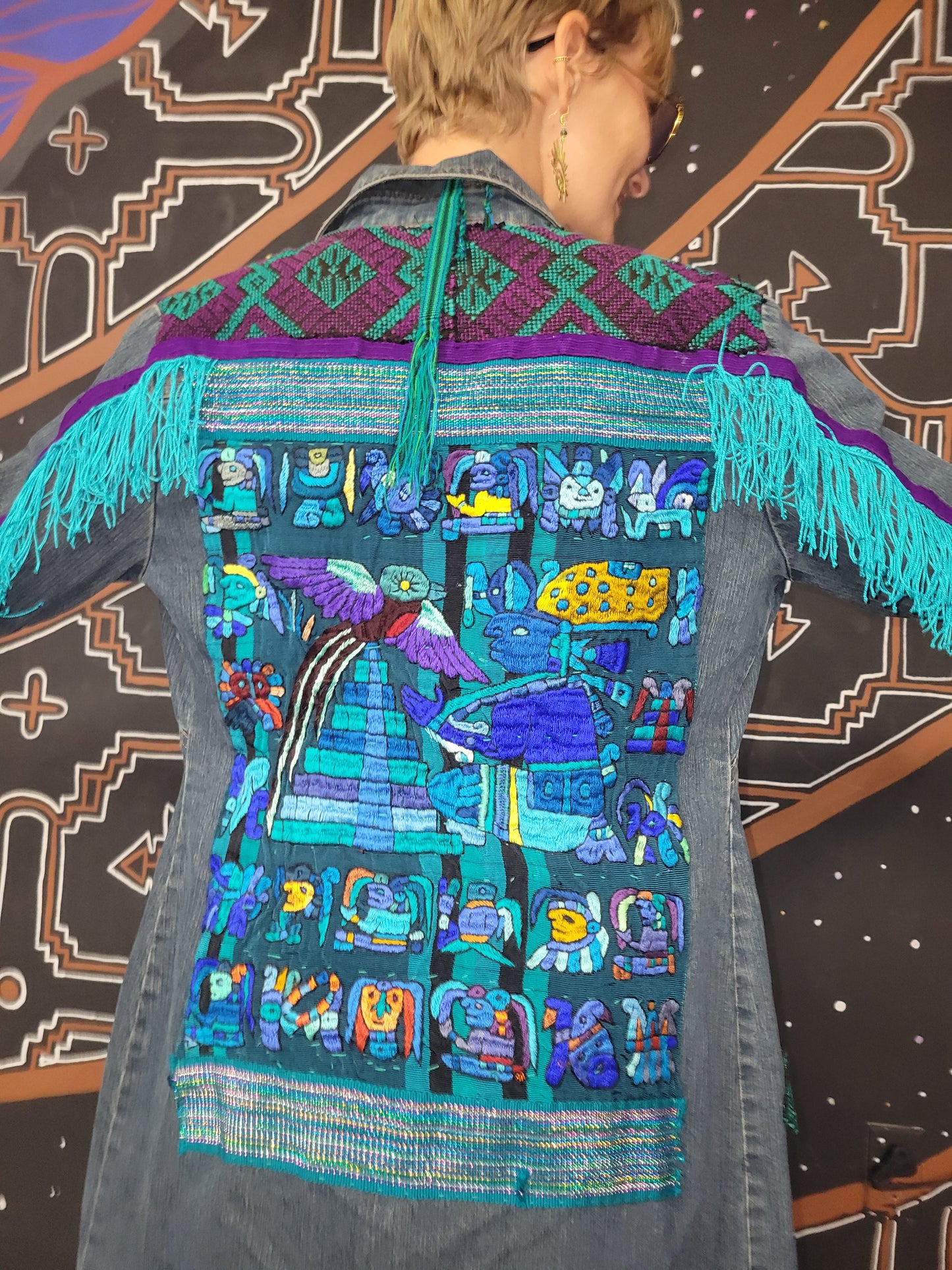 Denim Mayan Jacket