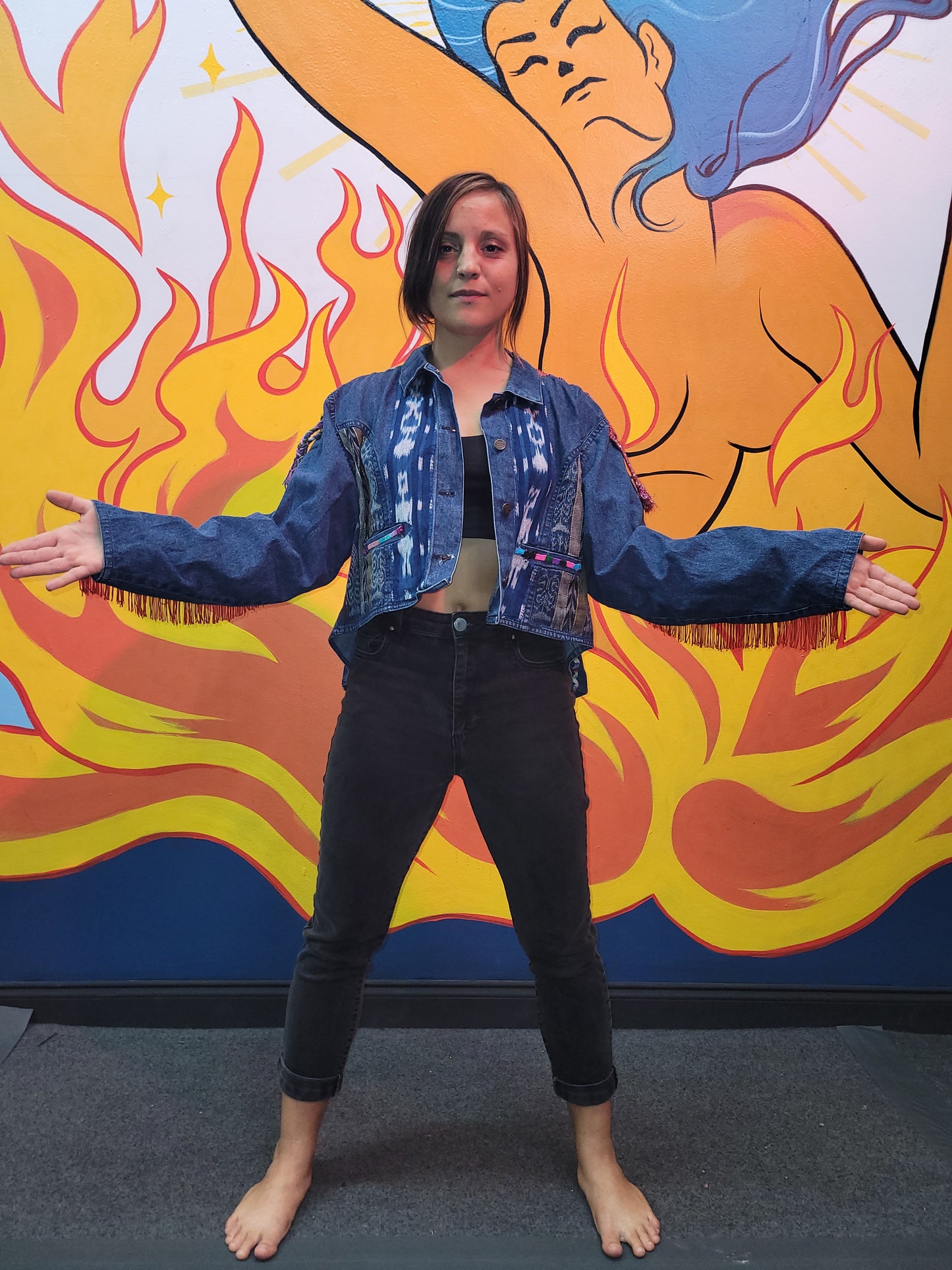 Denim Mayan Jacket