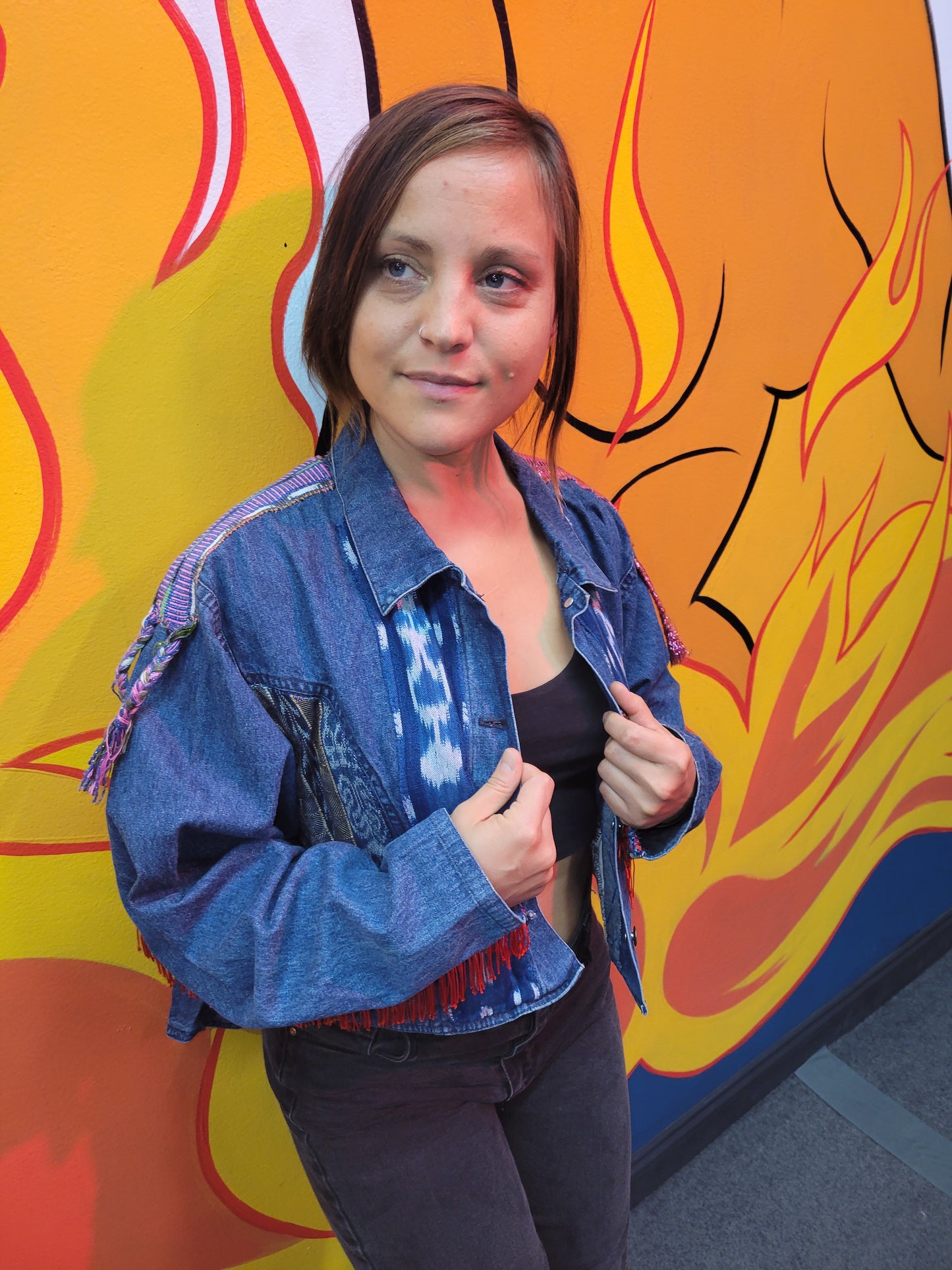 Denim Mayan Jacket