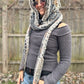 Flower of Life hooded scarf