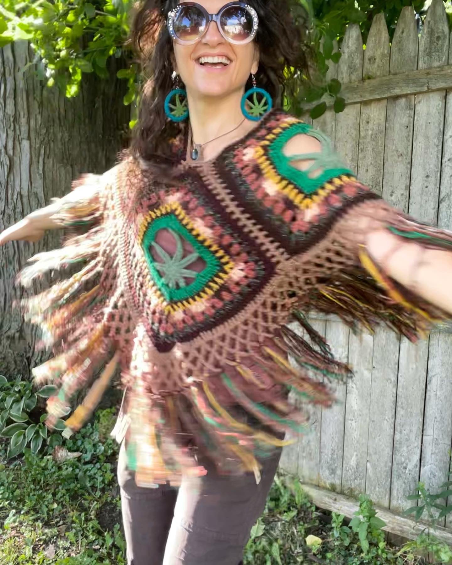 Mary Jane poncho size XS/S