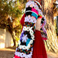 Multicolor Flower of Life cropped shrug