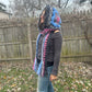 Flower of Life hooded scarf