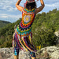 Rainbow fae vest