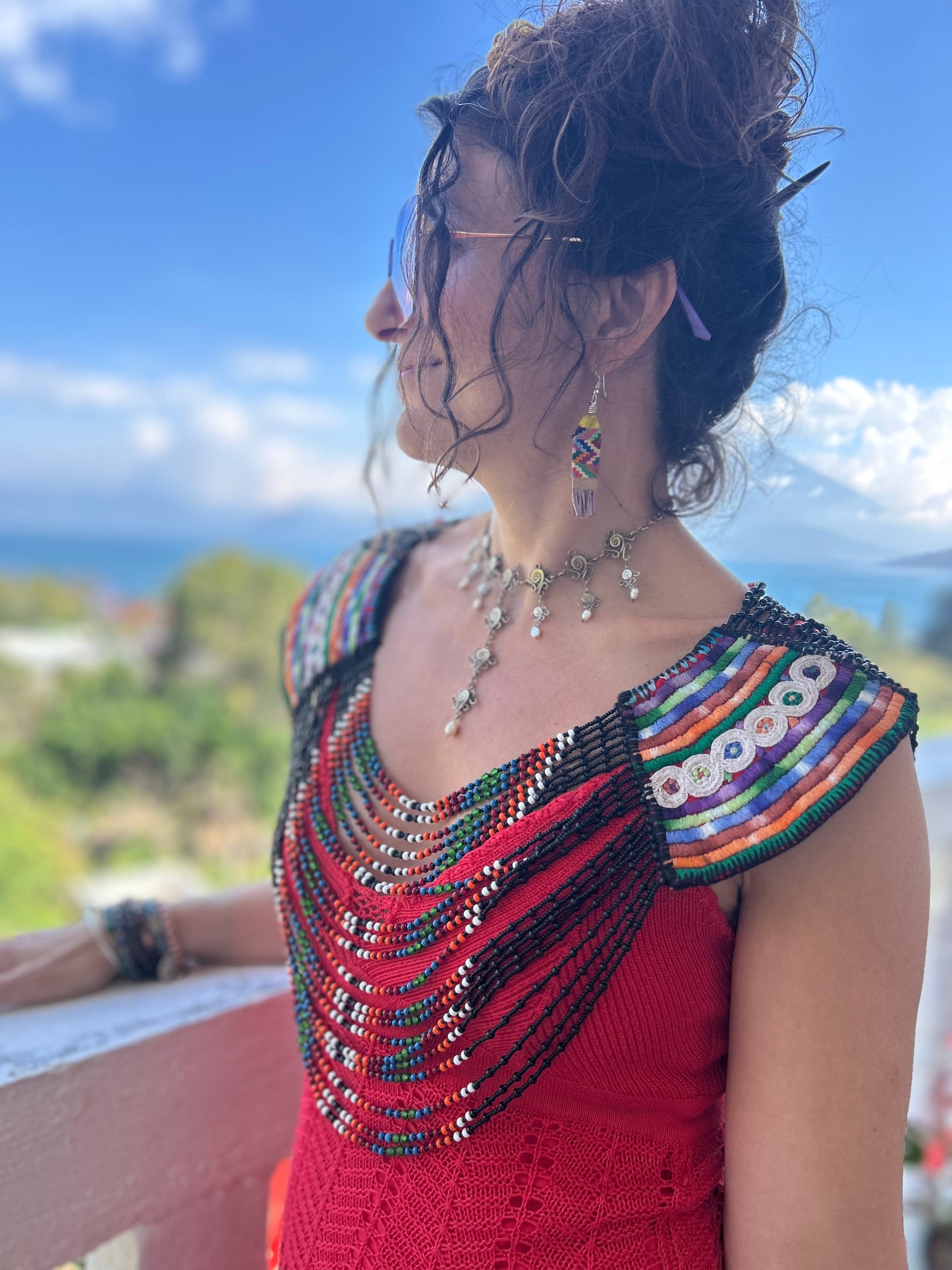 Beaded Goddess top