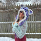 Foxy Fae Flower of Life Oversized Hood