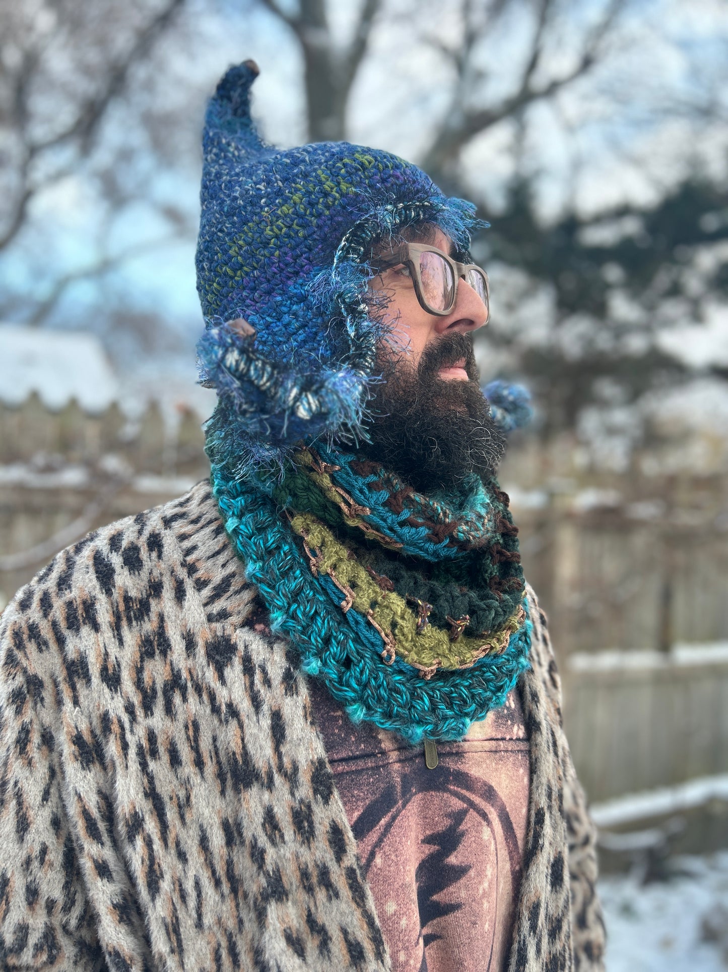 Crochet Jester hat