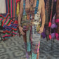 Patchwork Overalls