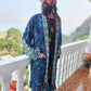 Kimono - Leopard Azul