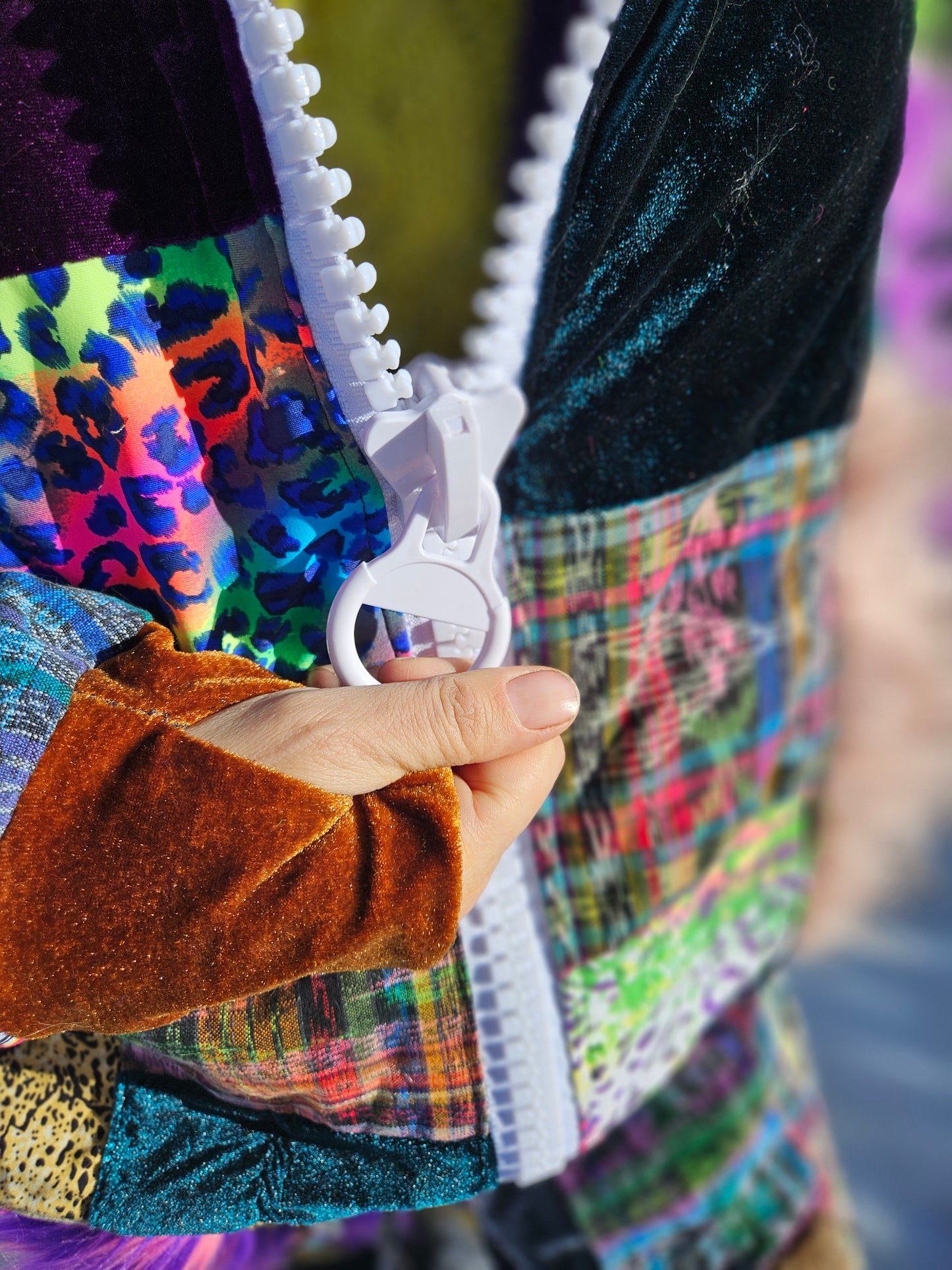 Patchwork Jacket - Artic Dancer