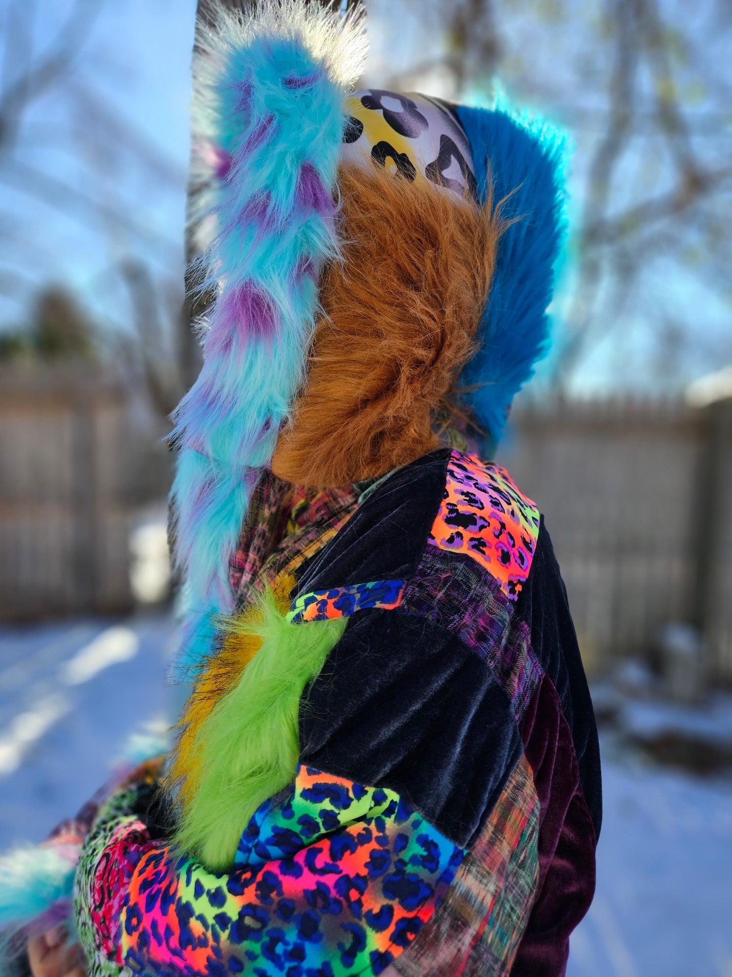 Patchwork Cloak - Elevated Vibes