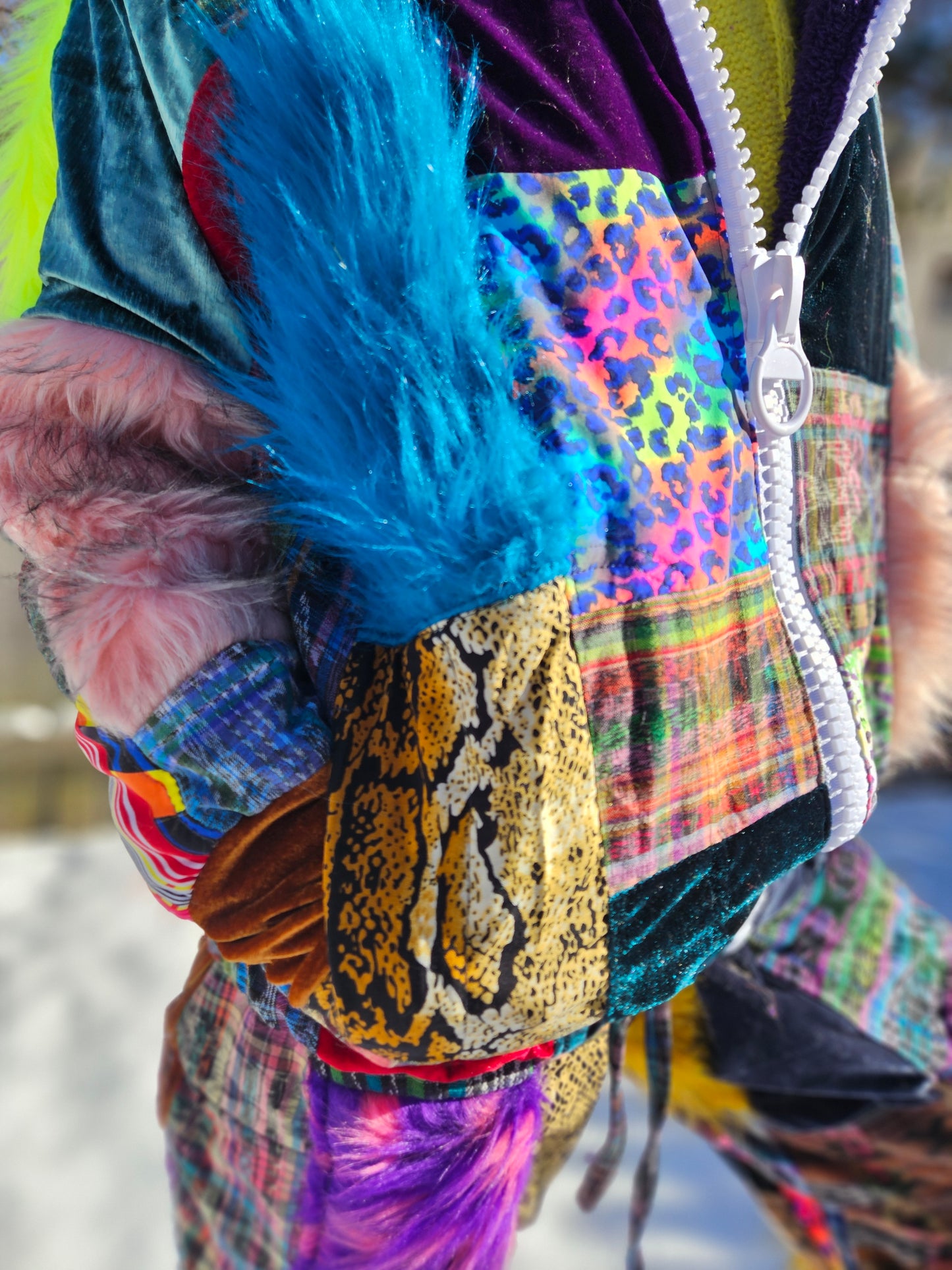 Patchwork Jacket - Artic Dancer