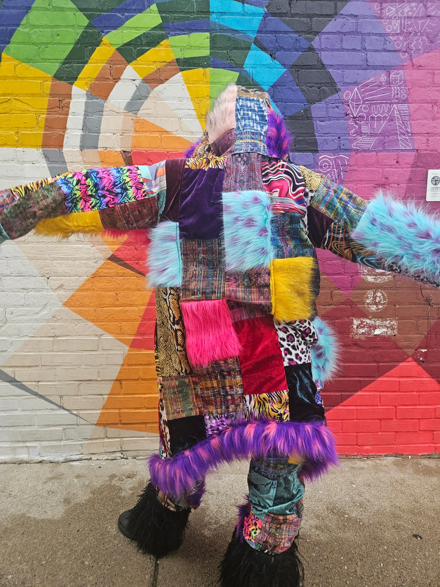 Patchwork Cloak - Funk Warrior