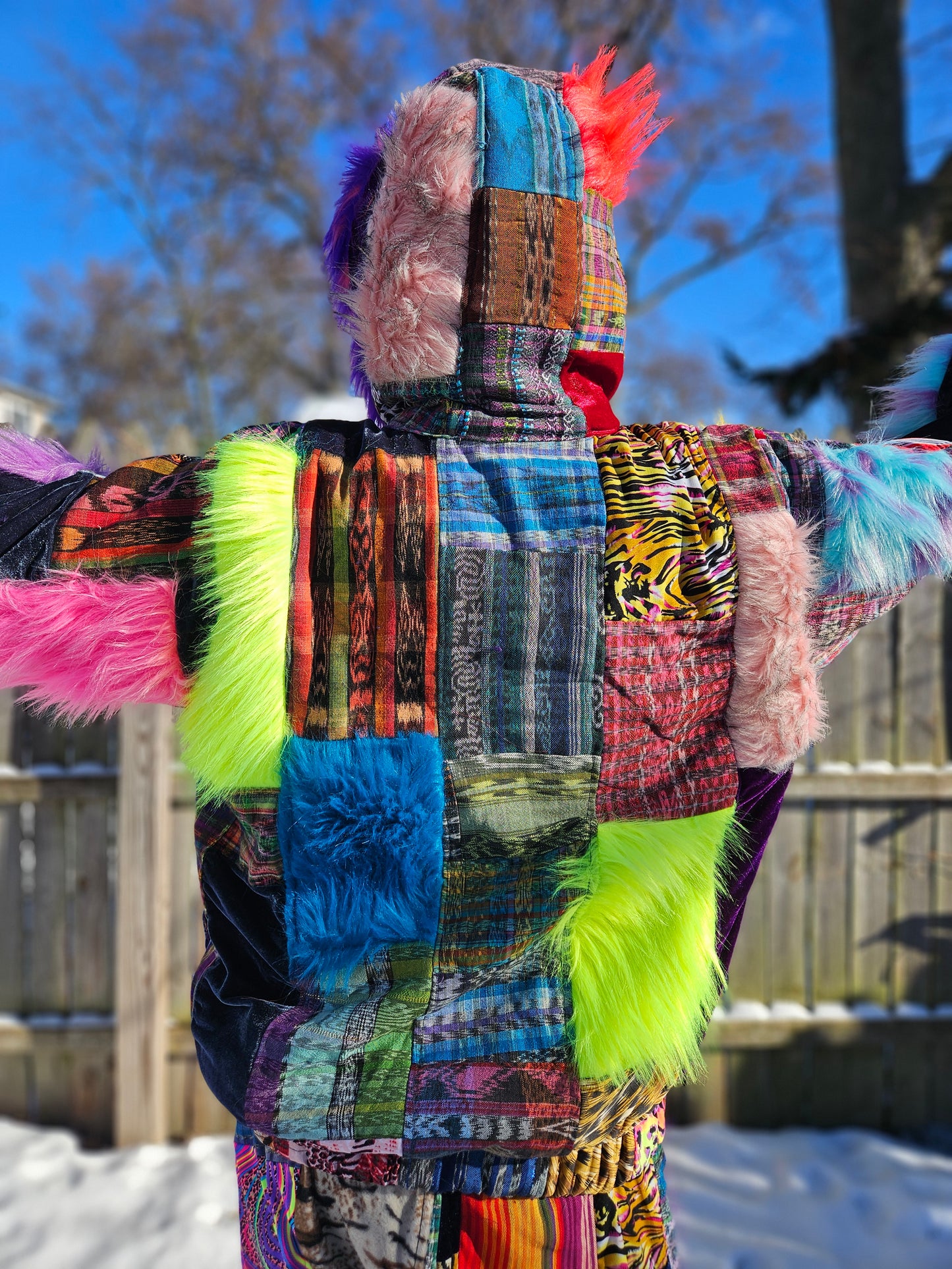 Patchwork Jacket - All Fluffed Out
