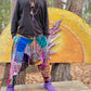 Patchwork Harem Pants