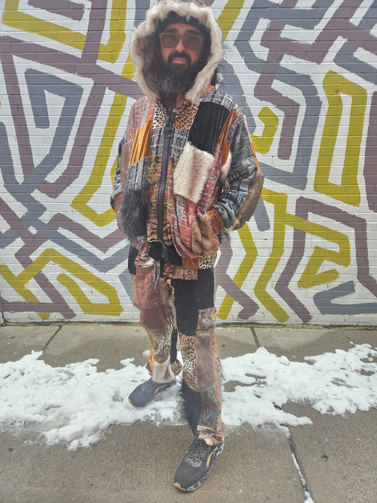 Patchwork Jacket - Vibe Wrangler