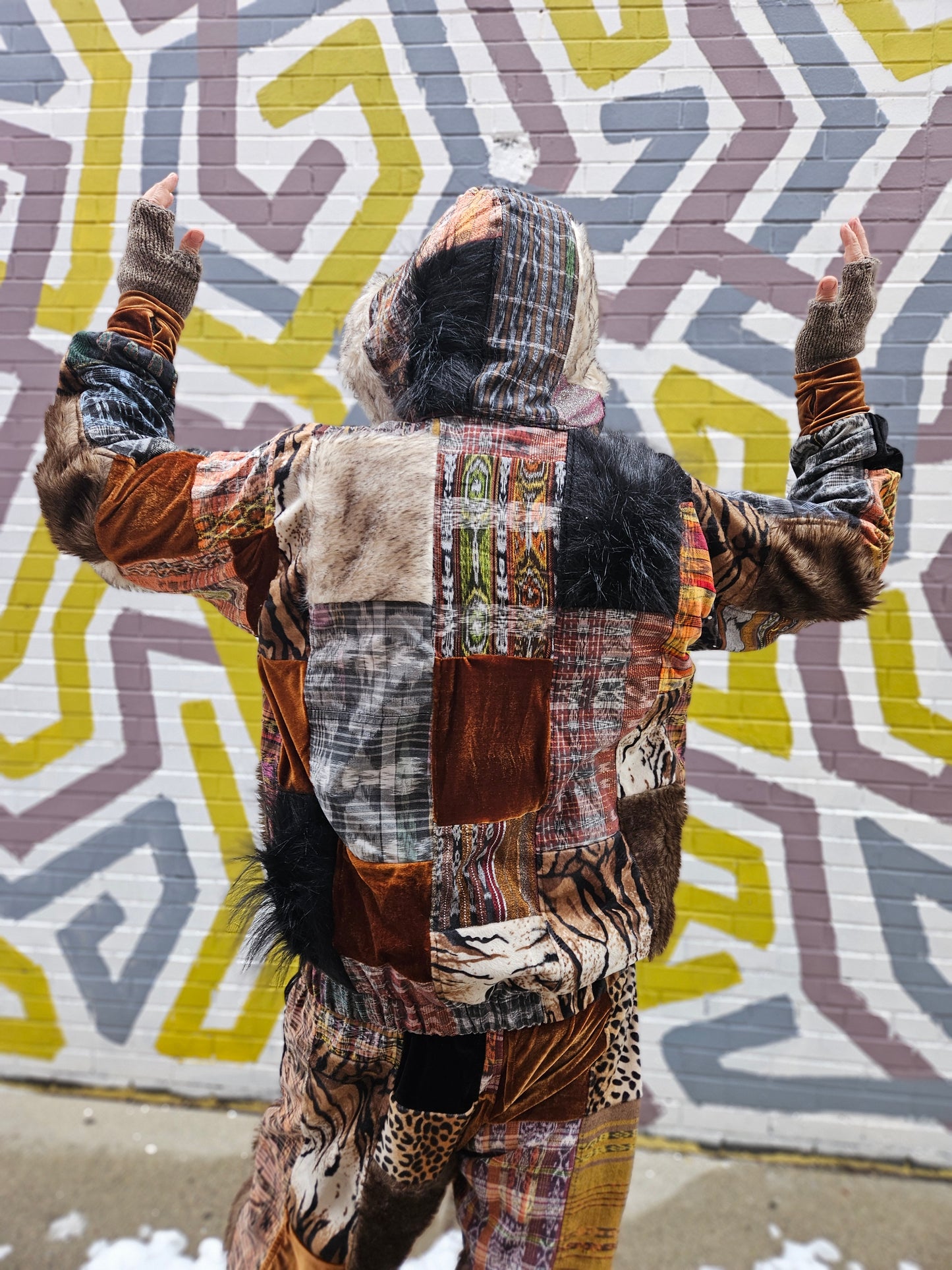 Patchwork Jacket - Vibe Wrangler