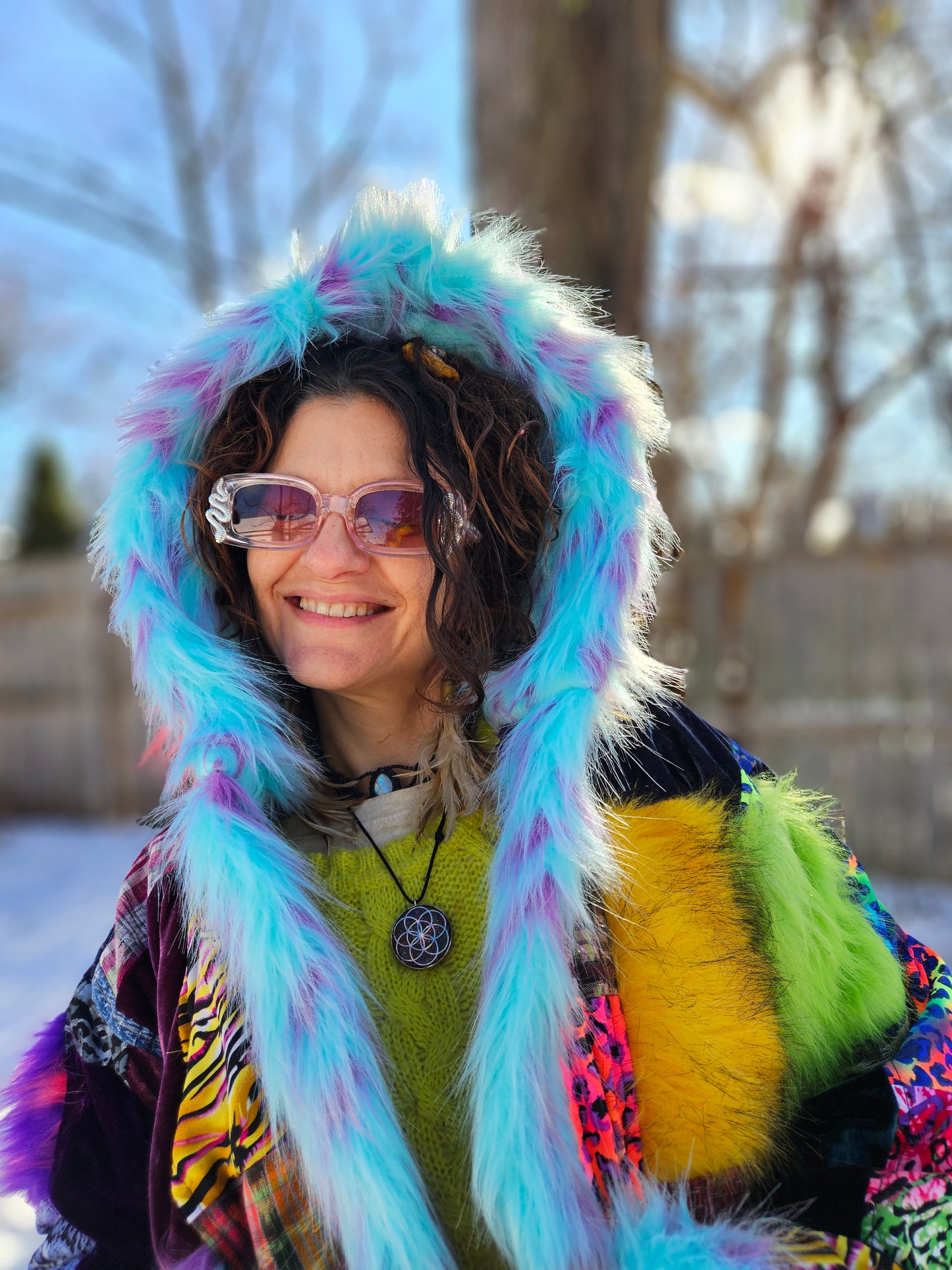 Patchwork Cloak - Elevated Vibes