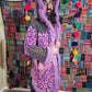 Cloak - Purple Leopard