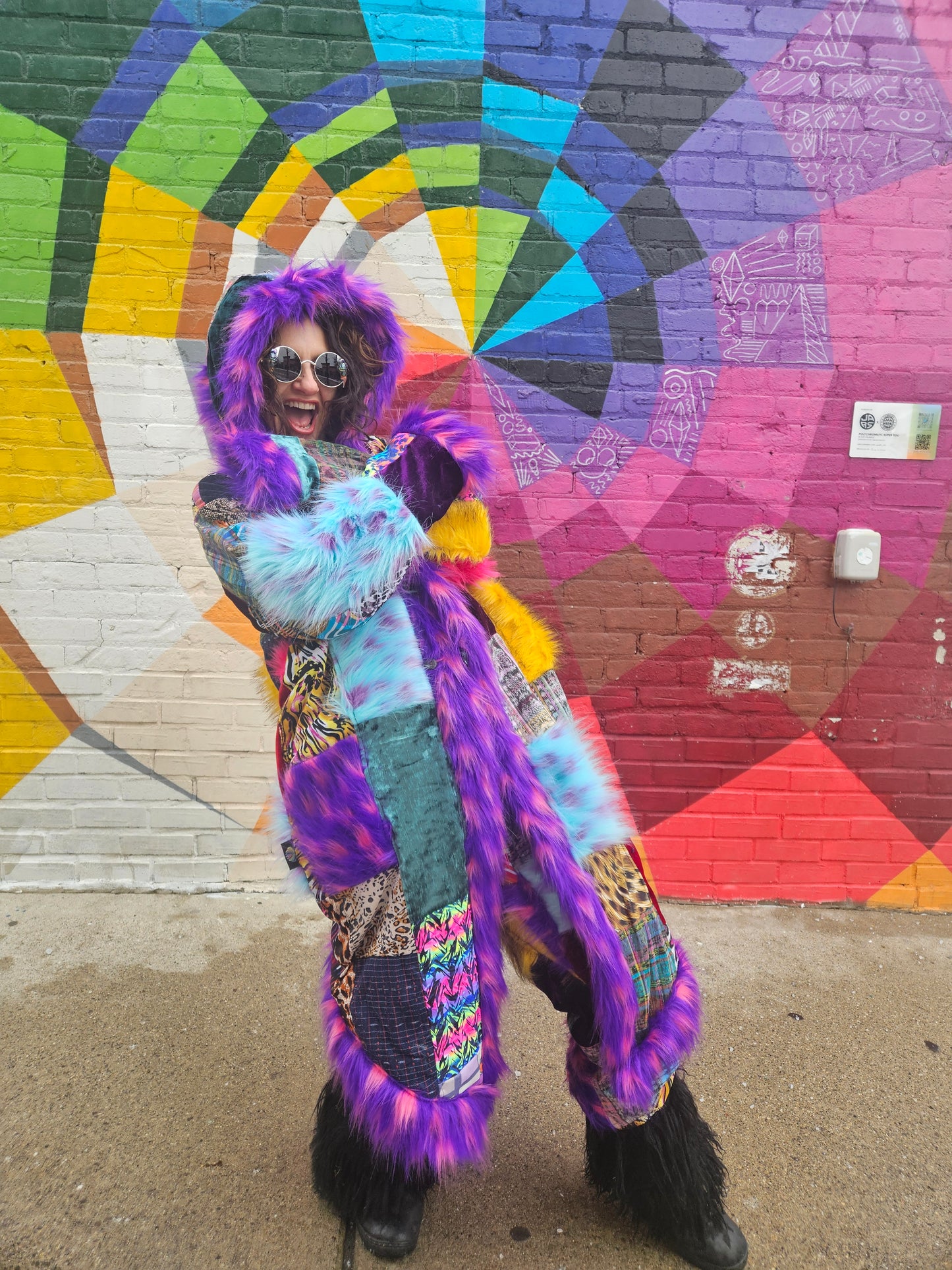 Patchwork Cloak - Funk Warrior