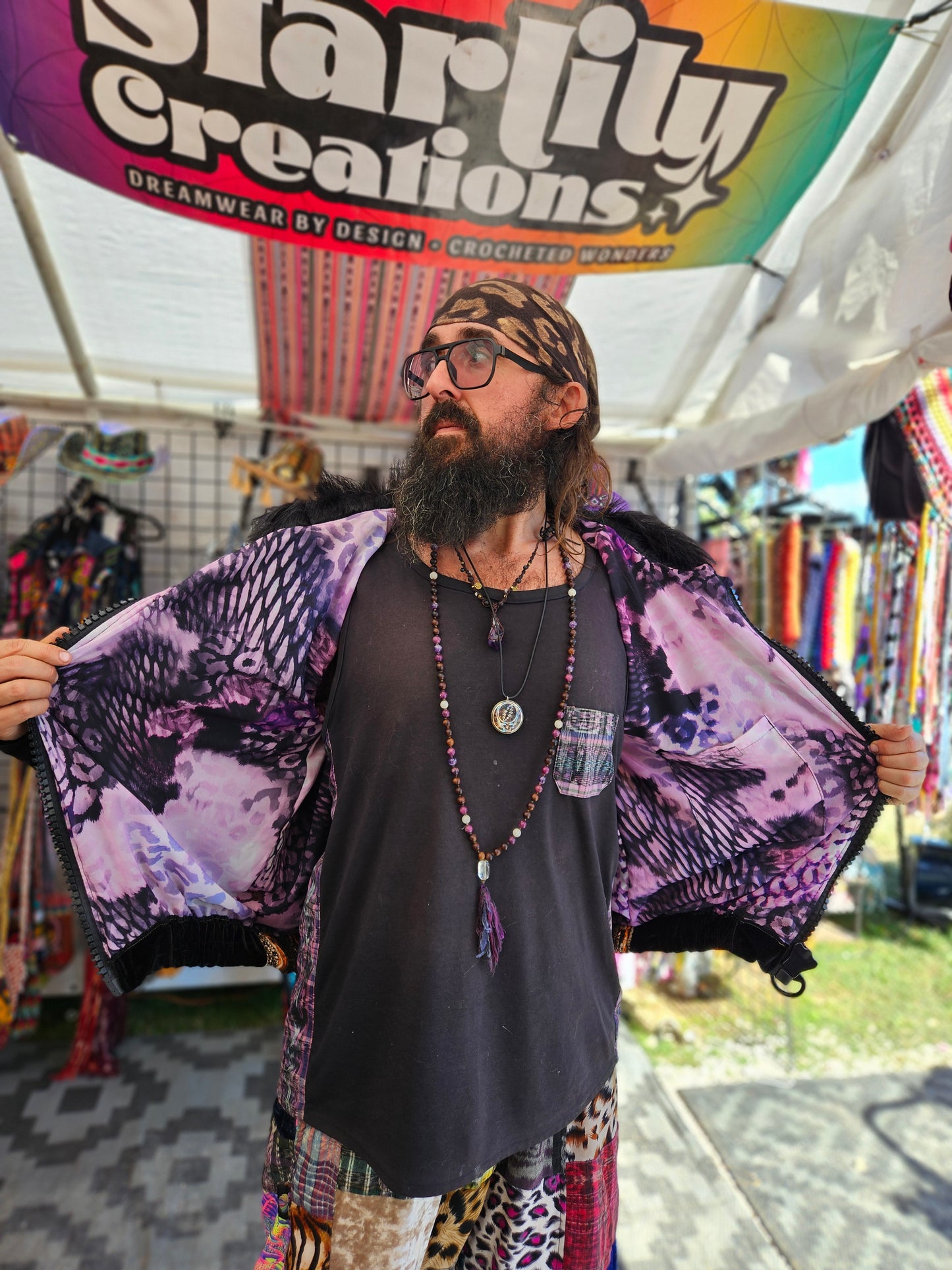 Flower of Life Jacket - Sacred Dreamer