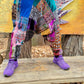 Patchwork Harem Pants