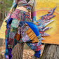 Patchwork Harem Pants