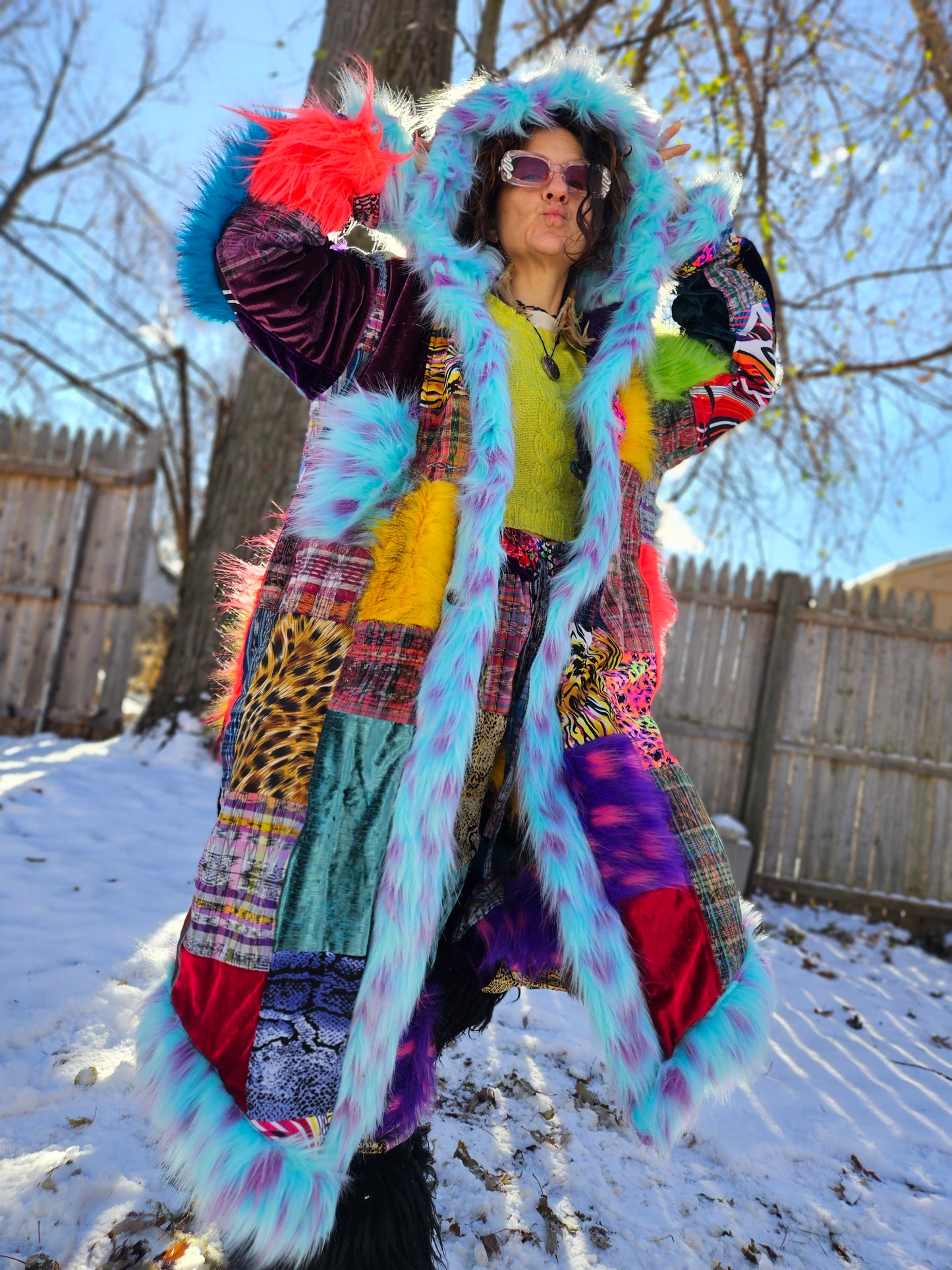 Patchwork Cloak - Elevated Vibes